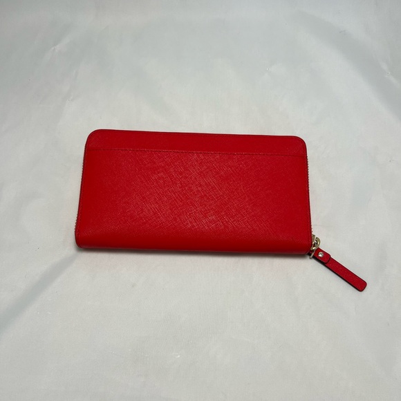 NWT Kate Spade Red Wallet - Large - Picture 9 of 9